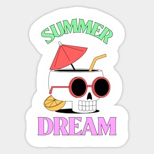 Summer Dream is spooky Sticker